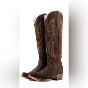 BRAND NEW Rockem Tall Chocolate Cowboy Boots - Size 6.5